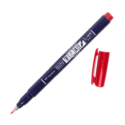 Fudenosuke Calligraphy Brush Pen: Neon Orange