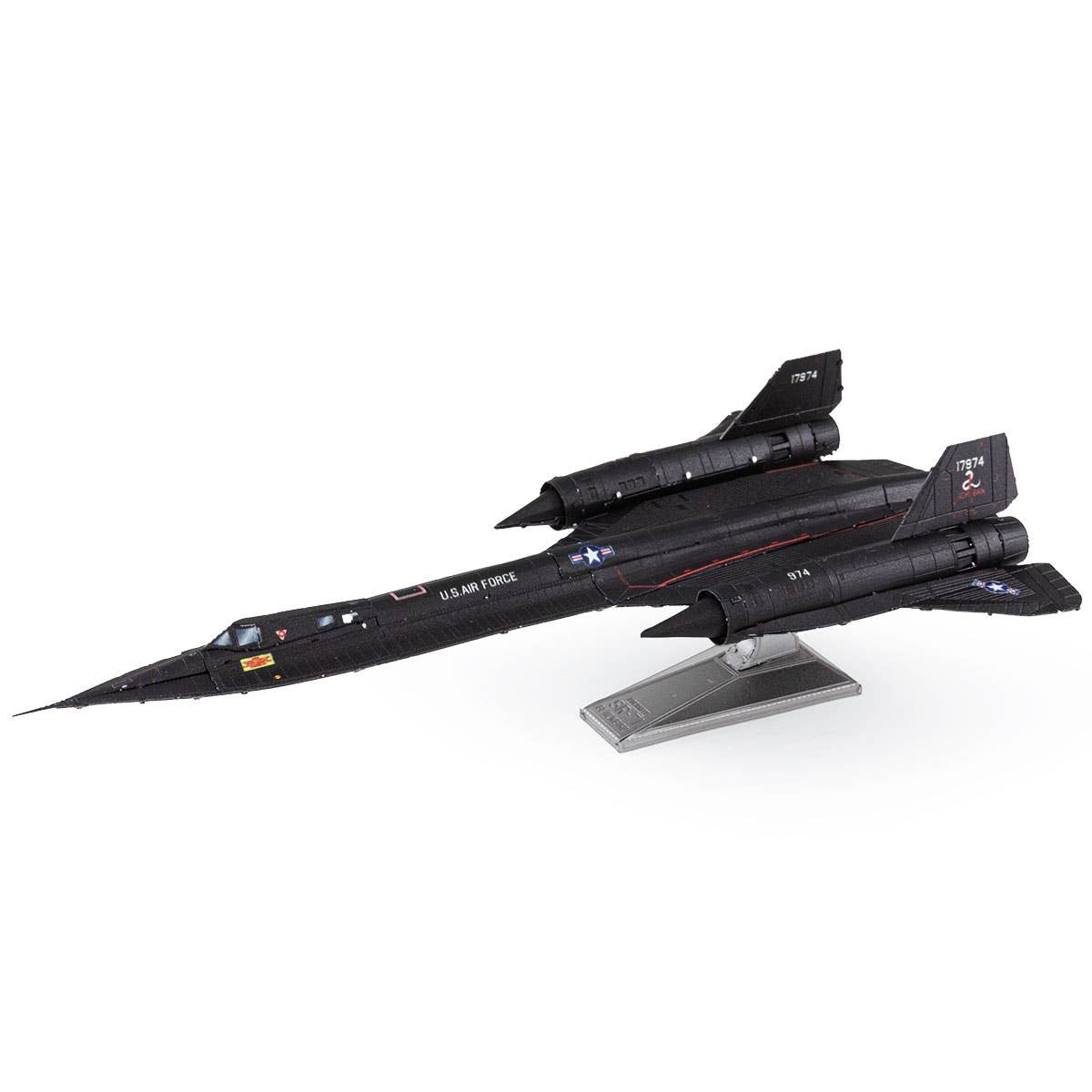3D Metal Puzzle - Lockheed® SR-71® Blackbird® Metal Earth Model Kit