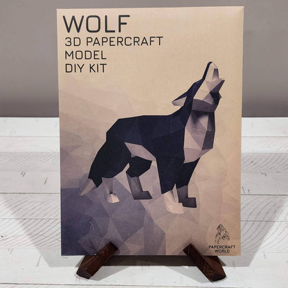 Wolf 3D PaperCraft Origami Model, Paper Animal Art