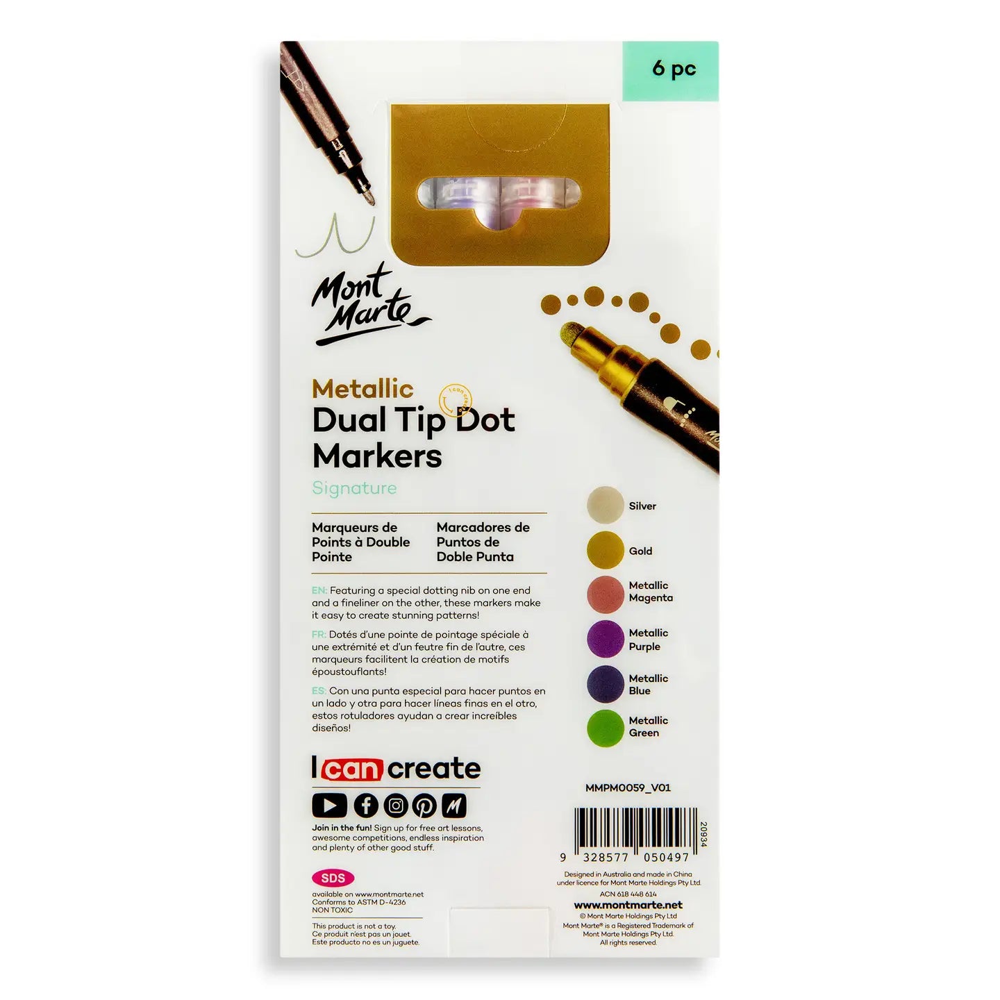 Dual Tip Dot Markers