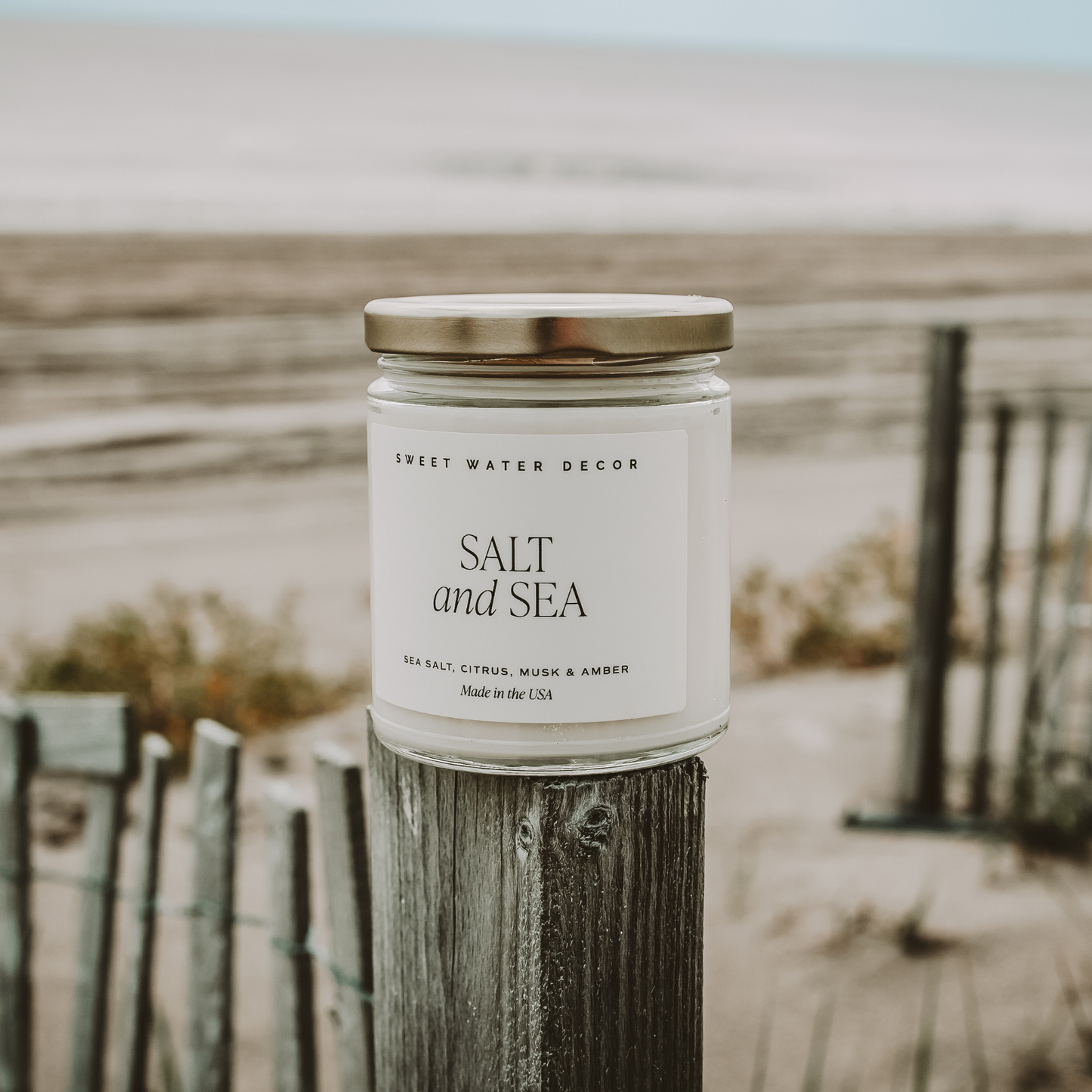 Sweet Water Decor-Salt and Sea 9 oz Soy Candle