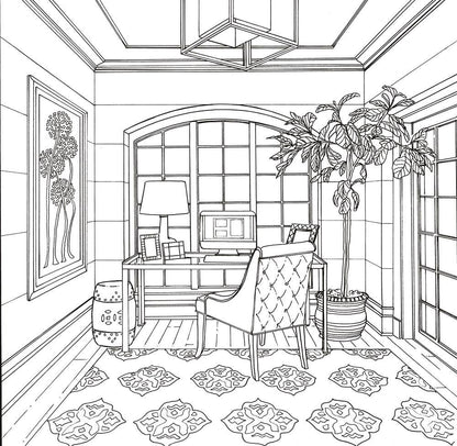 Color At Home- a Young House Love adult coloring book