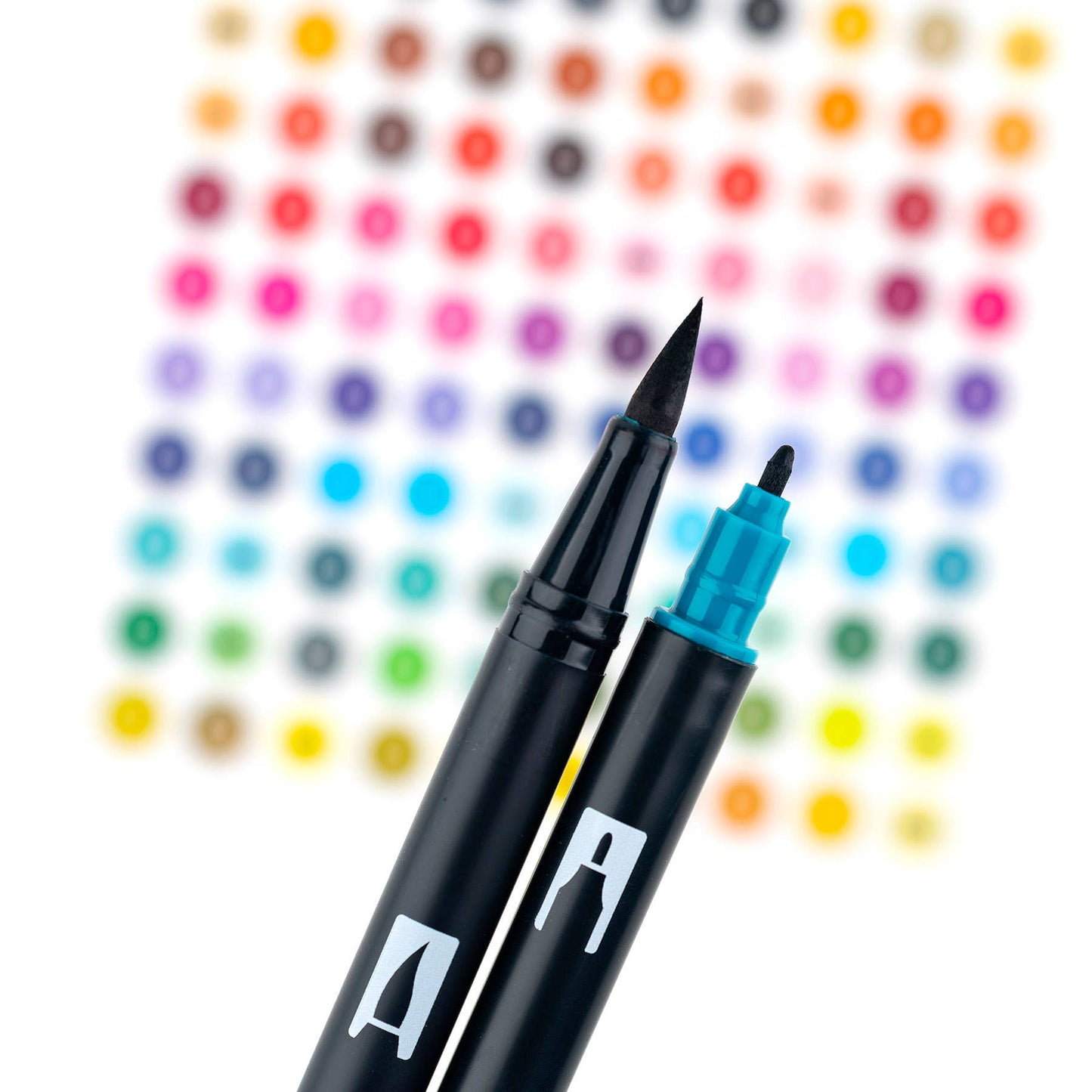 Dual Brush Pen, Tropical ,10-Pack +Free Fudenosuke