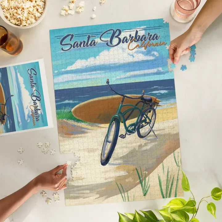 Beach Cruiser Santa Barbara 1000 Piece Jigsaw Puzzle