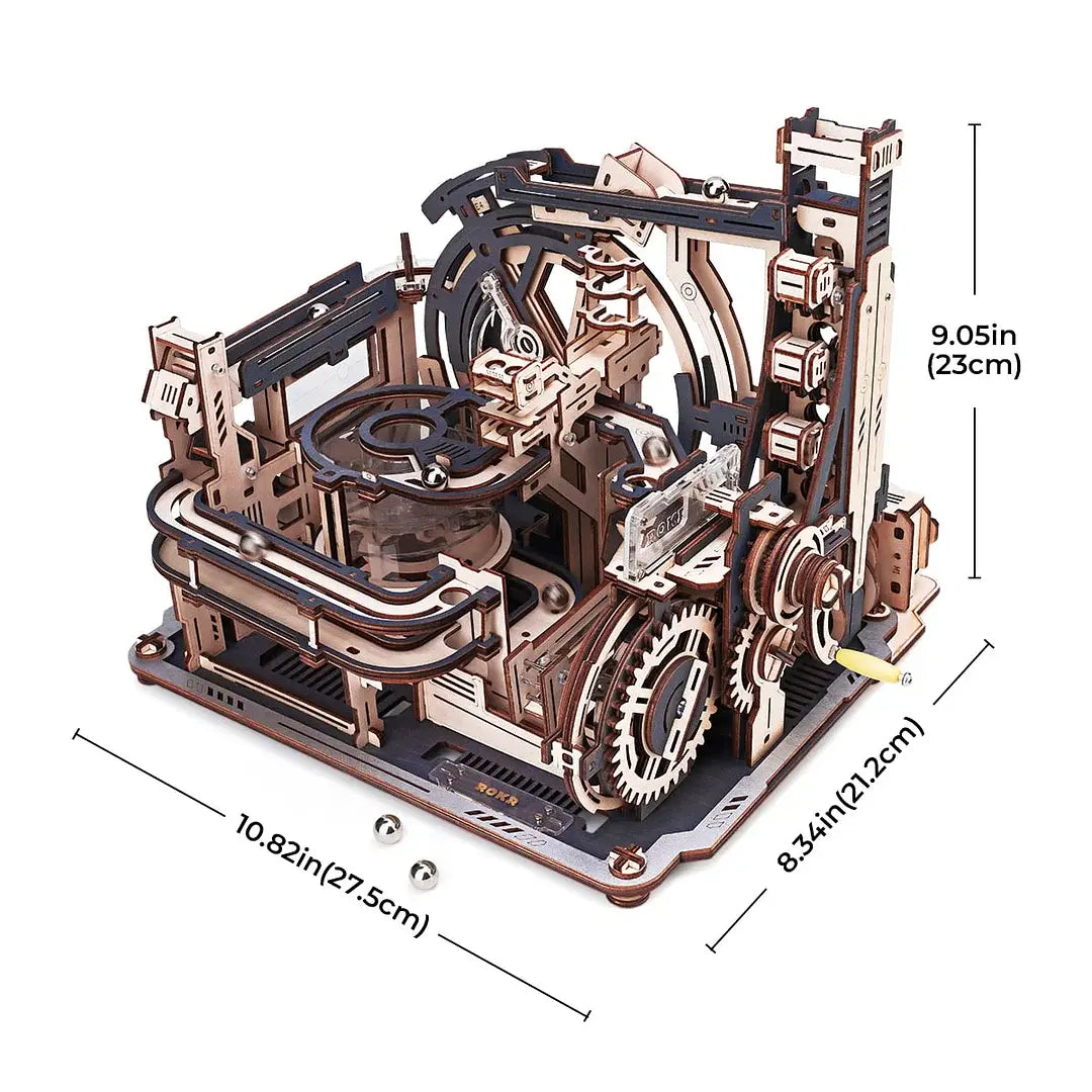 3D Wooden Puzzle - Marble Spaceport