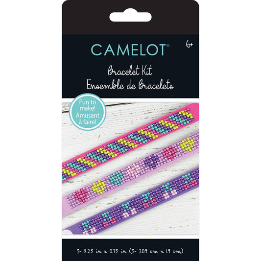 Camelot - Cherry Hearts Diamond Painting Bracelet Kit