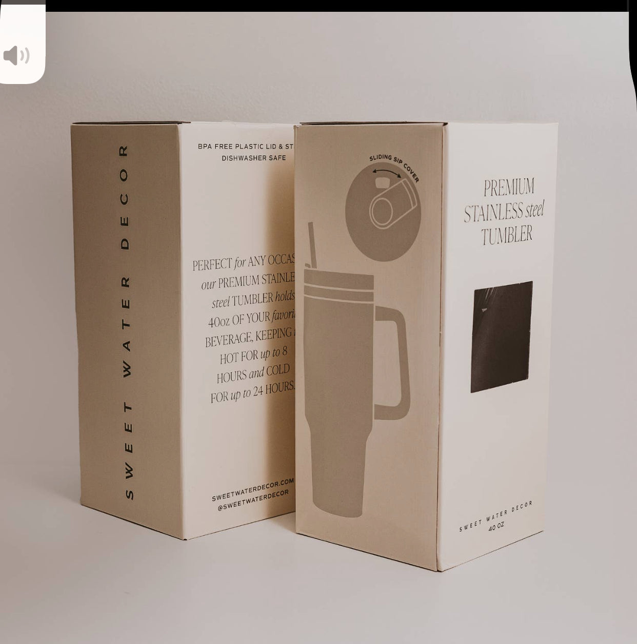 Premium Stainless Steel Tumbler -