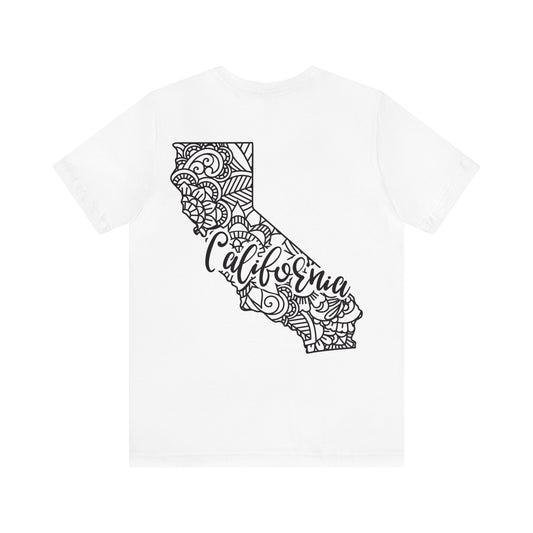 California Mandala Unisex Jersey Short Sleeve Tee