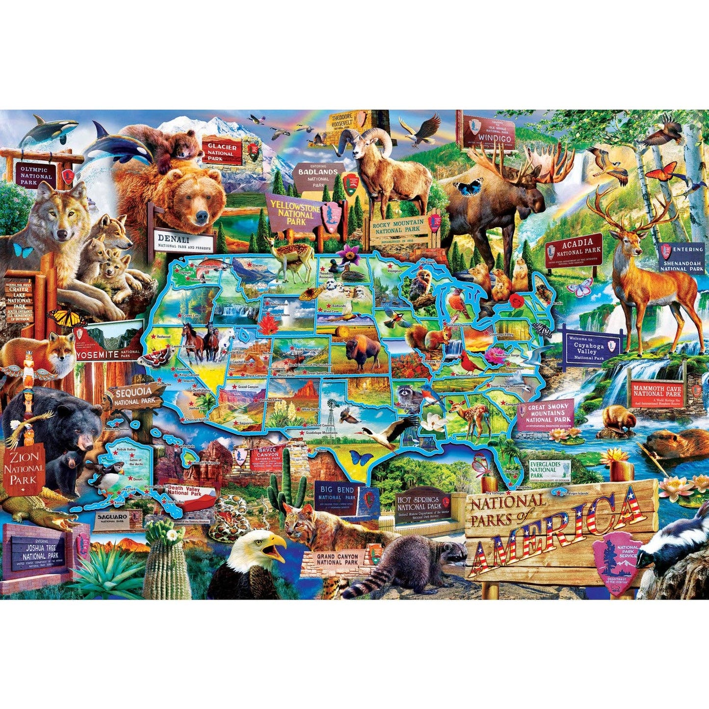 Signature - USA National Parks 1500 Piece Puzzle