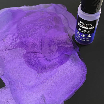 PIXISS Alcohol Ink Set of 5 - Shimmering Gemstone Hues