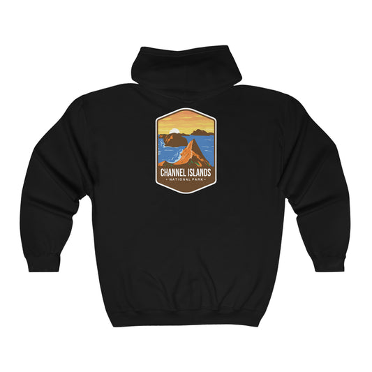 Channel Island Unisex Heavy Blend™ Full Zip Hooded Sweatshirt