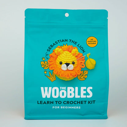 Sebastian the Lion Beginner - The Woobles Crochet Kit