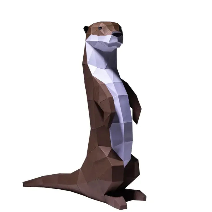 Otter 3D Papercraft Origami Model