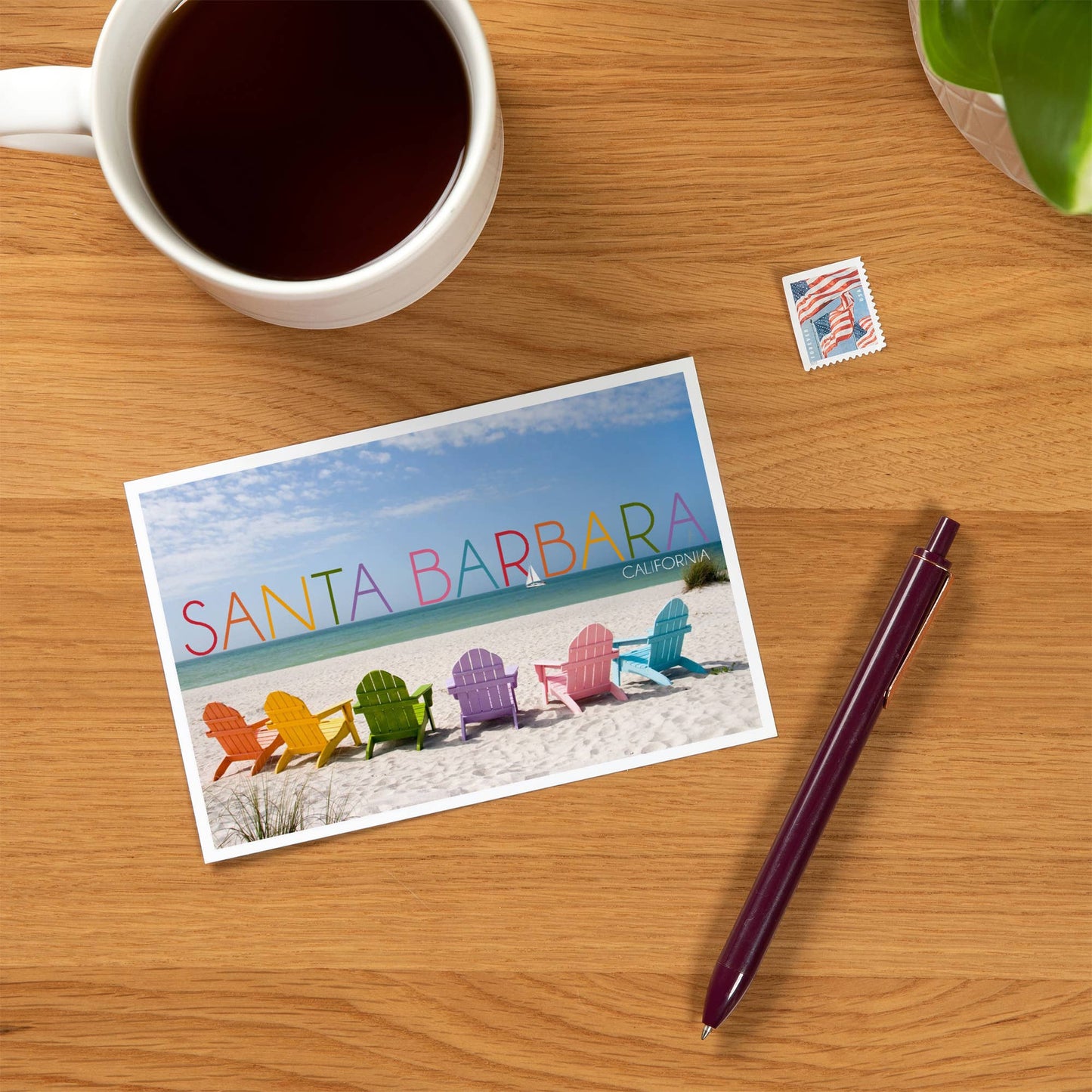 Santa Barbara Postcards - Rainbow Chairs