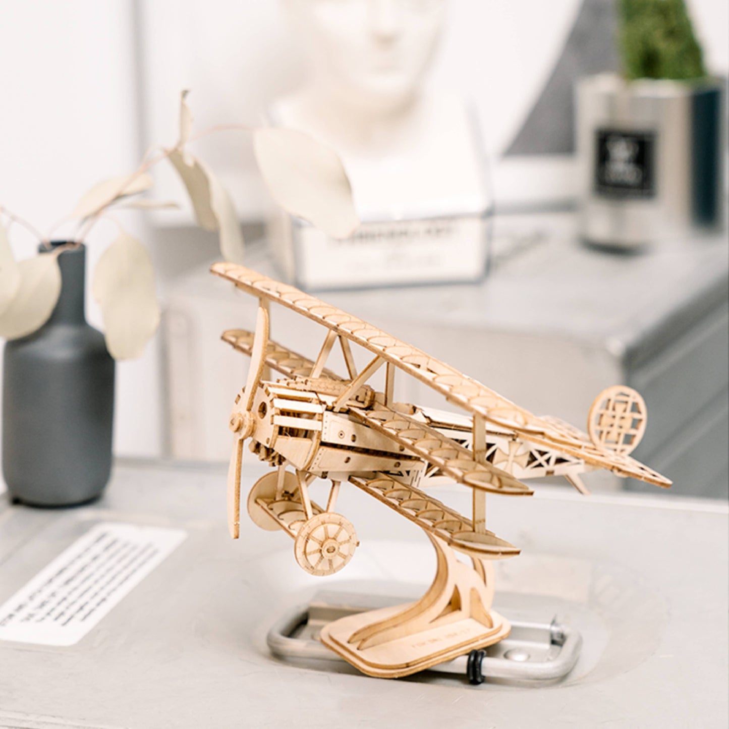 3D Wood Puzzle: Airplane