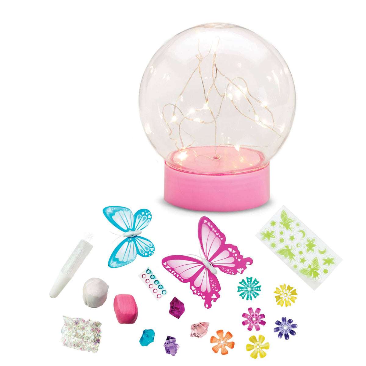 Butterfly Fairy Lights Globe DIY Craft Kit for Kids