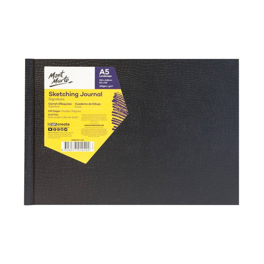 Sketching Journal Croc Finish Signature 150gsm A5 Landscape
