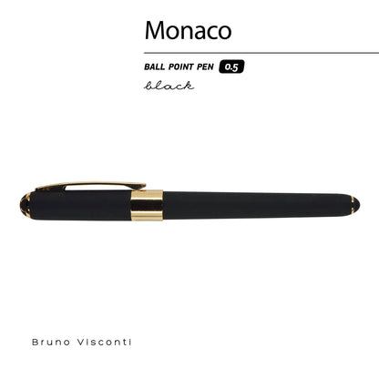 Monaco - Black Ballpoint Pen