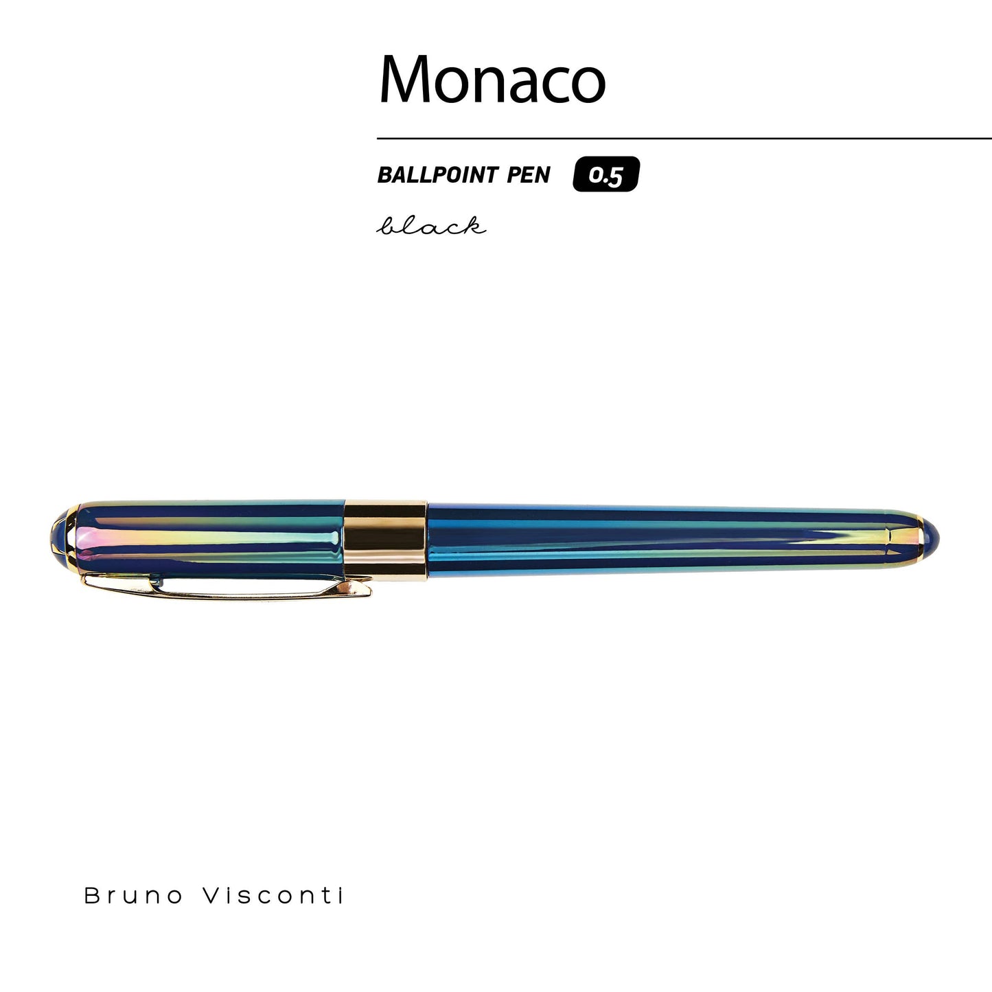 Monaco - Pearlescent Blue Ballpoint Pen