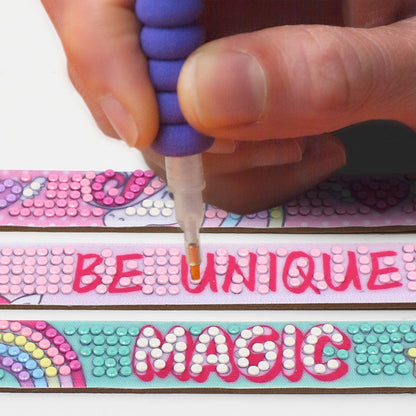 Magical Unicorn Diamond Painting Bracelet Kit