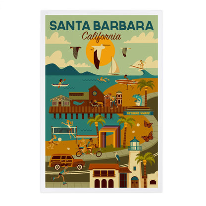 Santa Barbara Postcards - Downtown Harbor