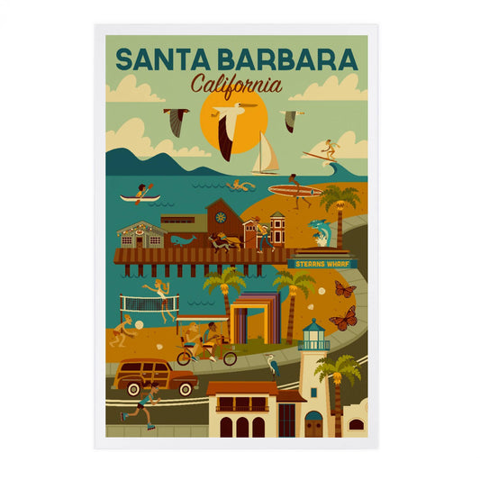 Santa Barbara Postcards - Downtown Harbor