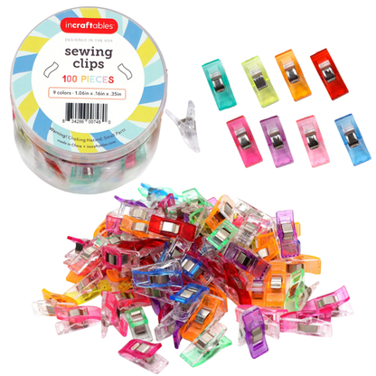 Incraftables 100pc Assorted Sewing Clips