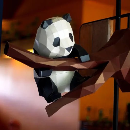 Panda Papercraft Wall Art