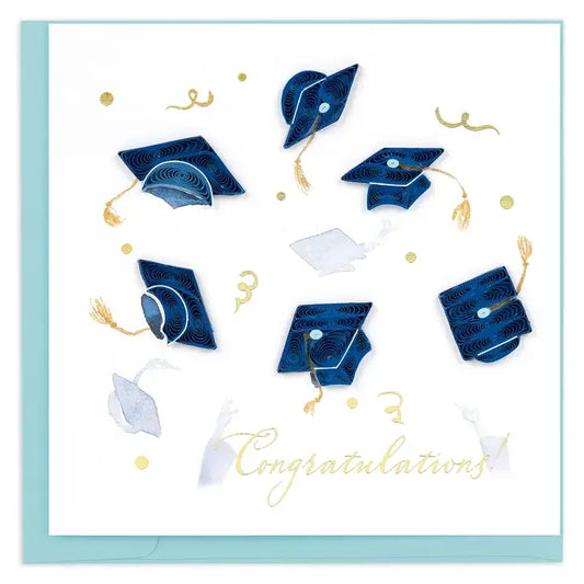 Congrats Grad Cap Quilling Card