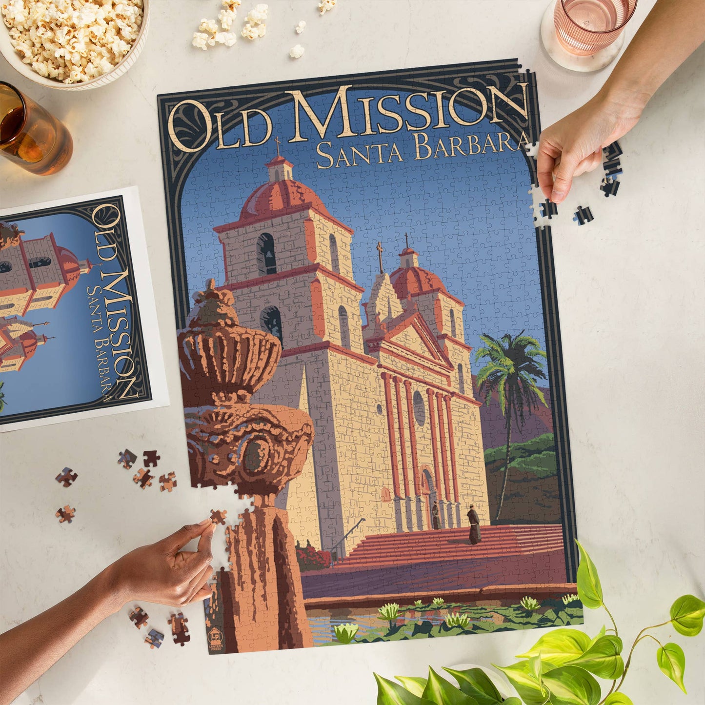 Old Mission Santa Barbara 1000 Piece Puzzle