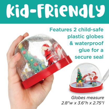 Make Your Own Holiday Snow Globes Craft Kit for Kids