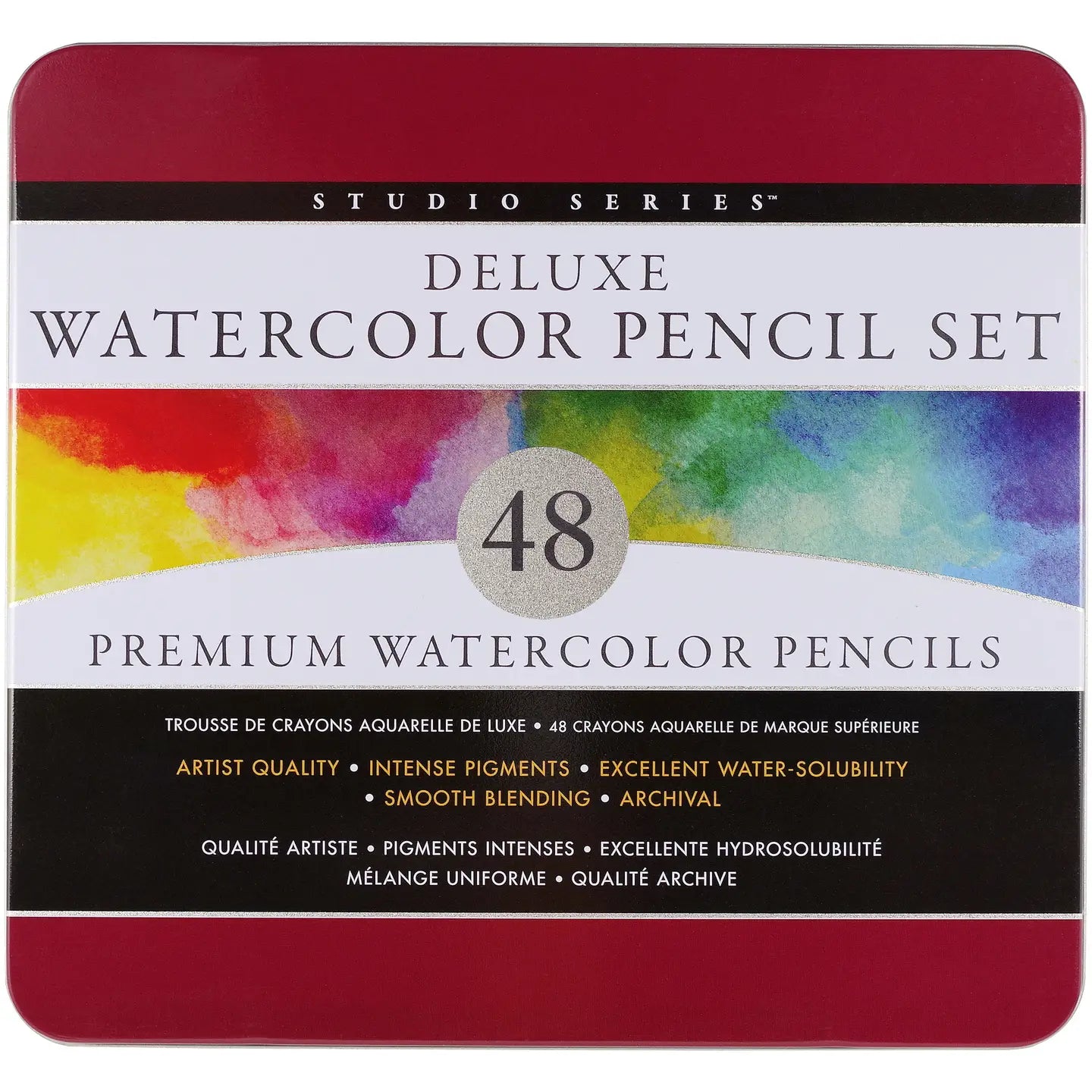 Studio Series Deluxe Watercolor Pencil Set (Set of 48)