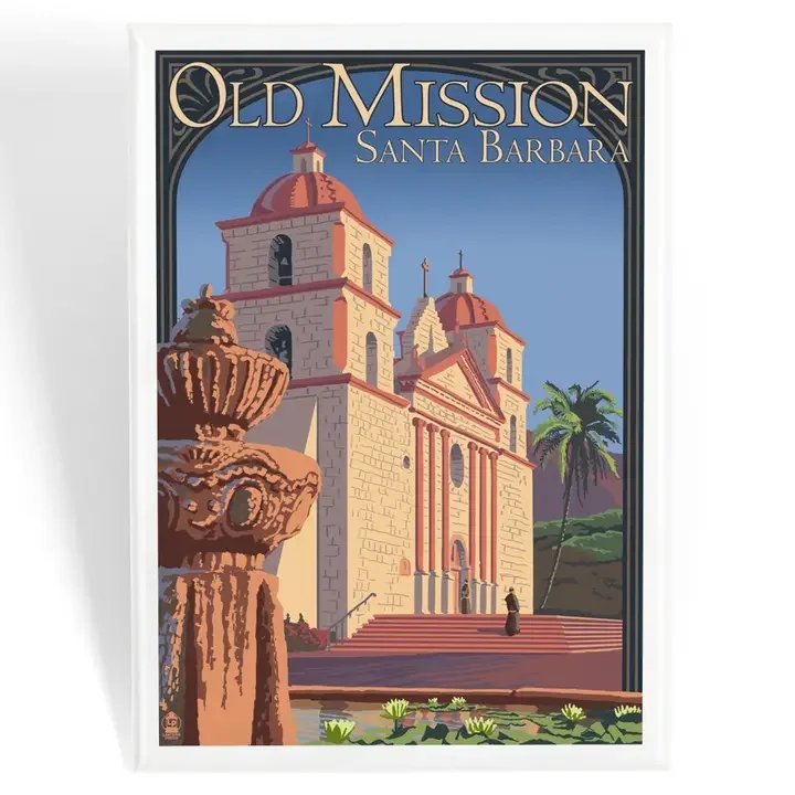 Old Mission Santa Barbara Magnet
