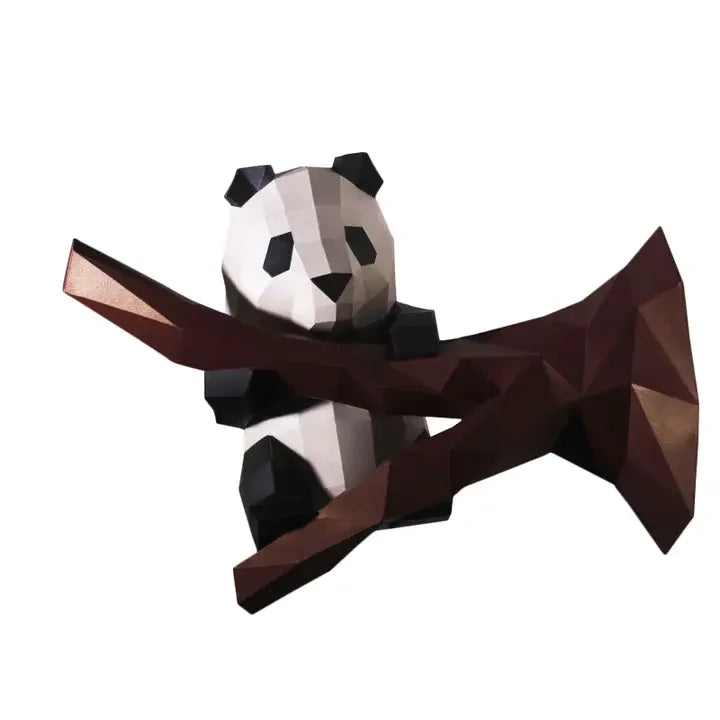 Panda Papercraft Wall Art