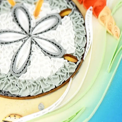 Sand Dollar Quilling Card