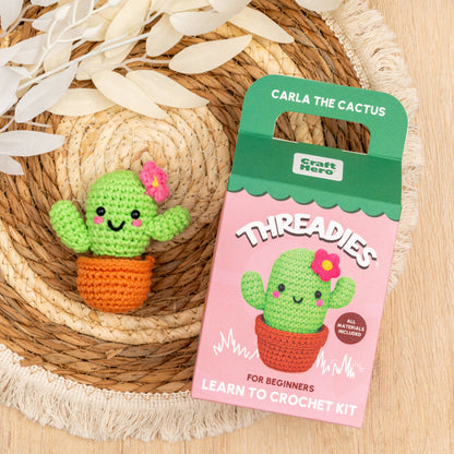 Crochet Kit for Beginners — Carla the Cactus