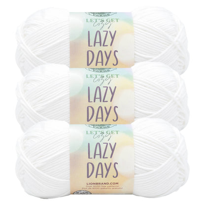 Lion Brand Yarn Lazy Days: Marshmallow
