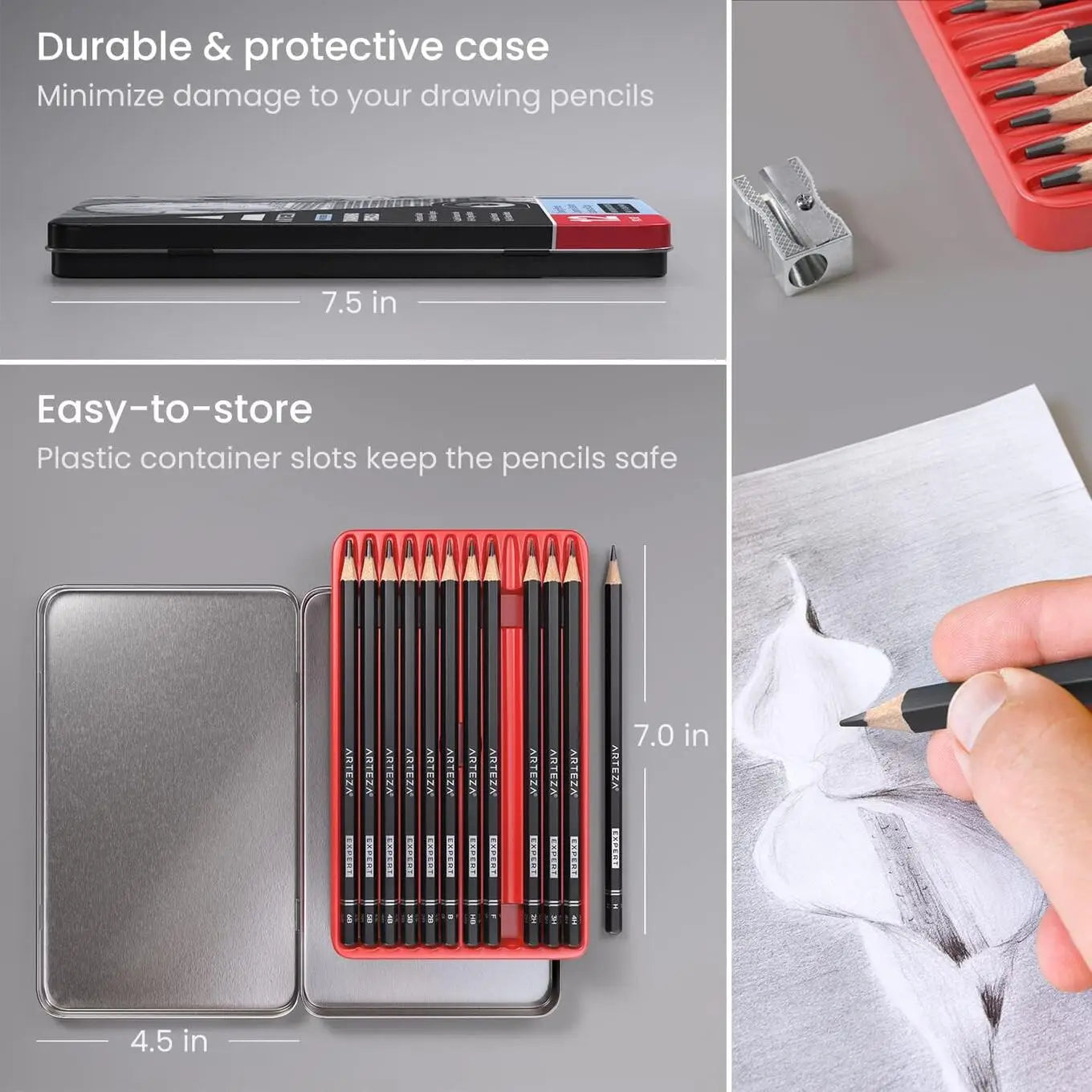 Drawing Pencils 12 pc - Arteza