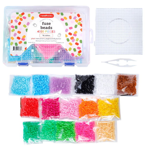 Incraftables 4000pc Fuse Beads Kit