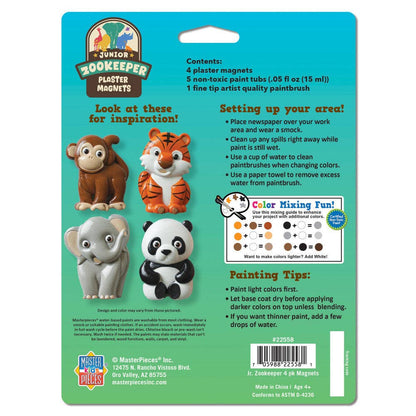 Jr. Zookeeper - 6-Pack Plaster Magnets Paint Kit