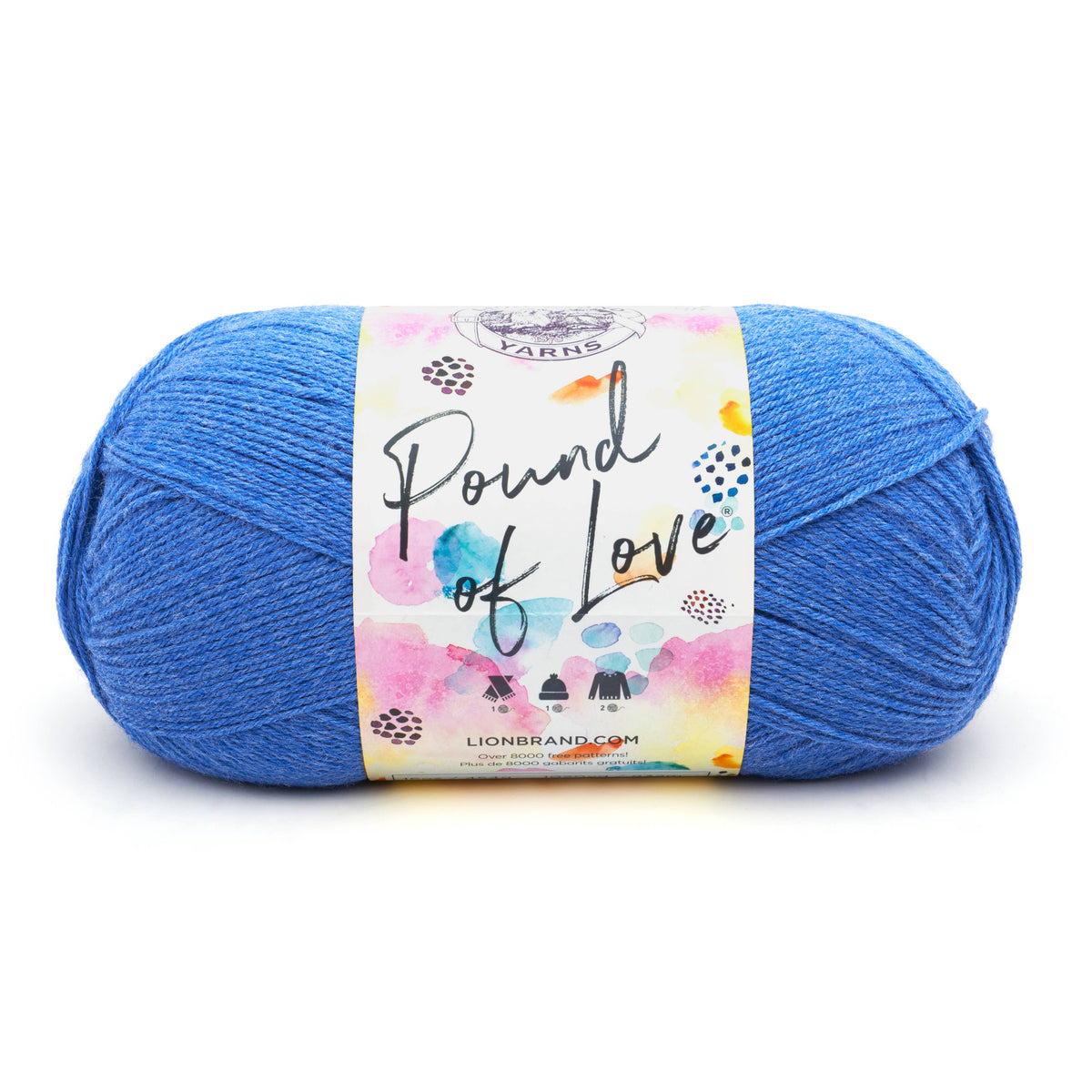 Lion Brand Yarn Pound of Love  1 Pack: Black