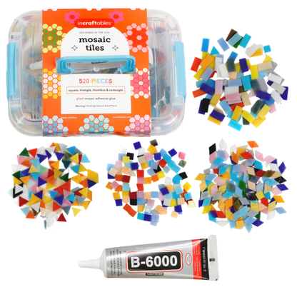 Incraftables Mosaic Tile Set – 520pcs