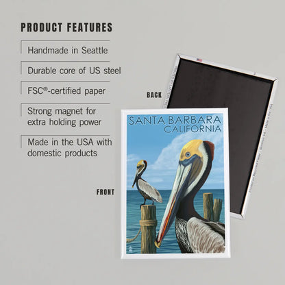 Pelican Santa Barbara Magnet