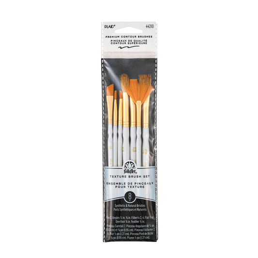 Texture Brush Set 8 Piece - FolkArt