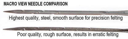 Precision Felting Needles 40 Gauge Spiral/Twist