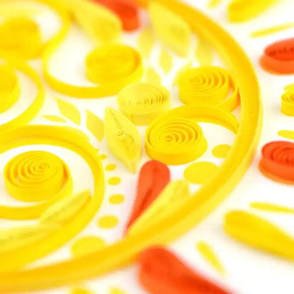 Sun Quilling Card