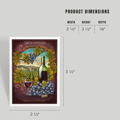 Wine Country Window Santa Barbara Magnet