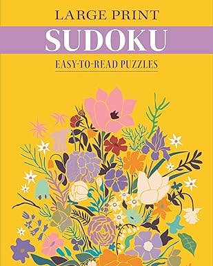 Large Print Sudoku: Easy-to-Read Puzzles