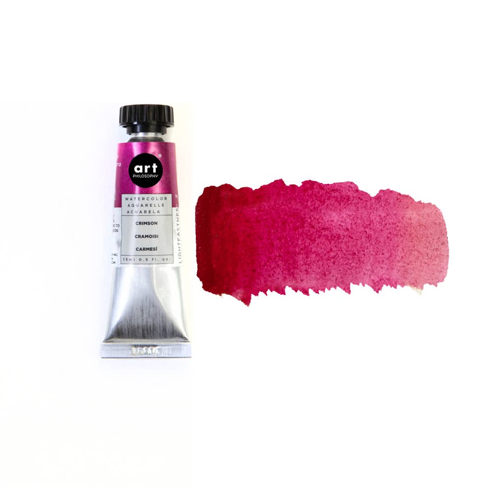 Art Philosophy® Watercolor Tubes Crimson 15 ml series #1