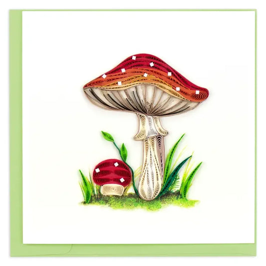 Mushroom Quilling Card